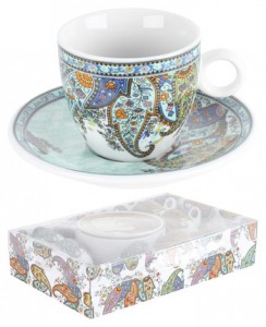 set cesti cafea portelan pictat