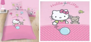 lenjerii de pat hello kitty ieftine